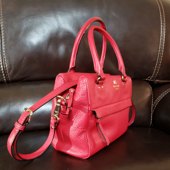 NEW Kate Spade Pebble Leather Satchel/Crossbody - Picture 8 of 8